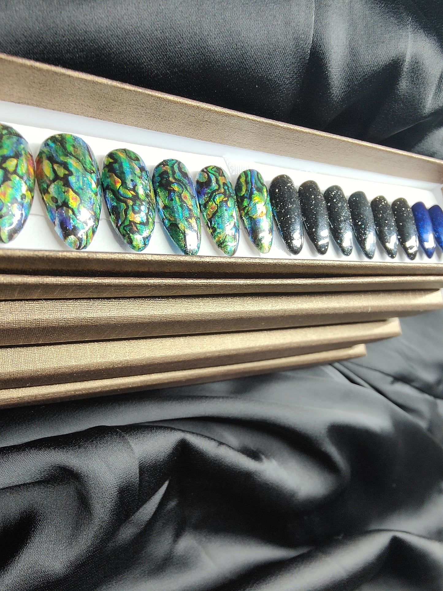 Pāua inspired nail kits