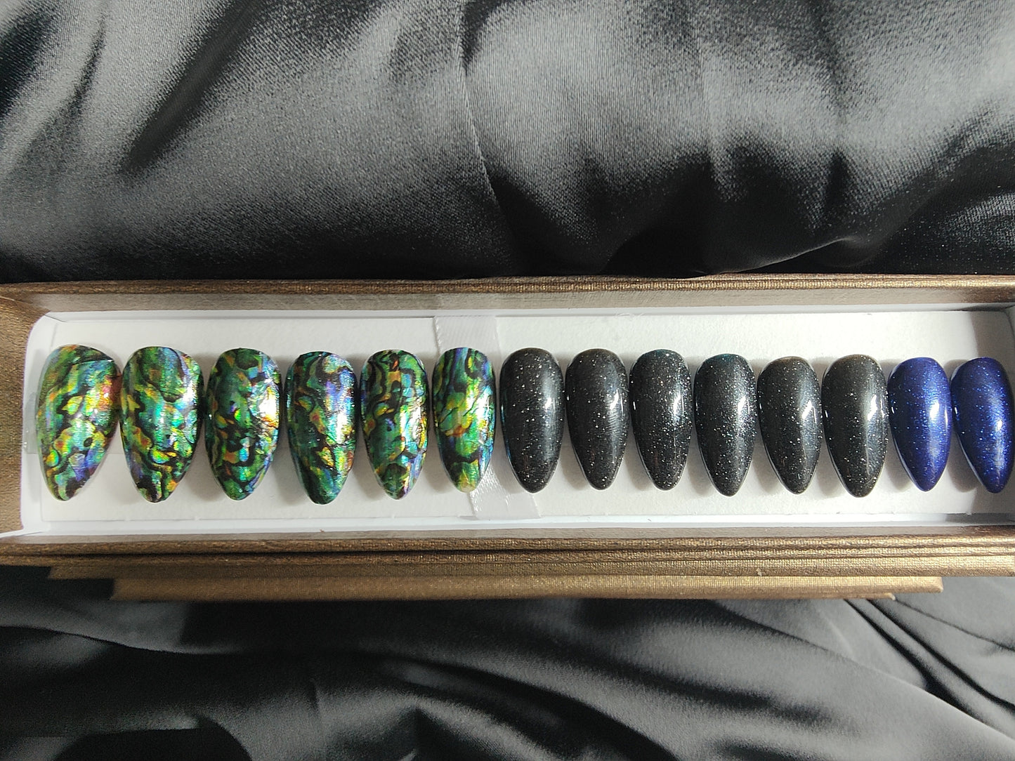 Pāua inspired nail kits