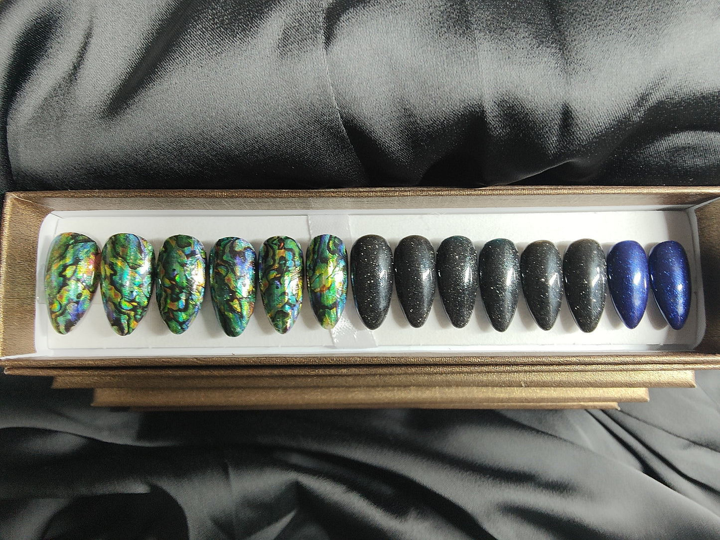 Pāua inspired nail kits