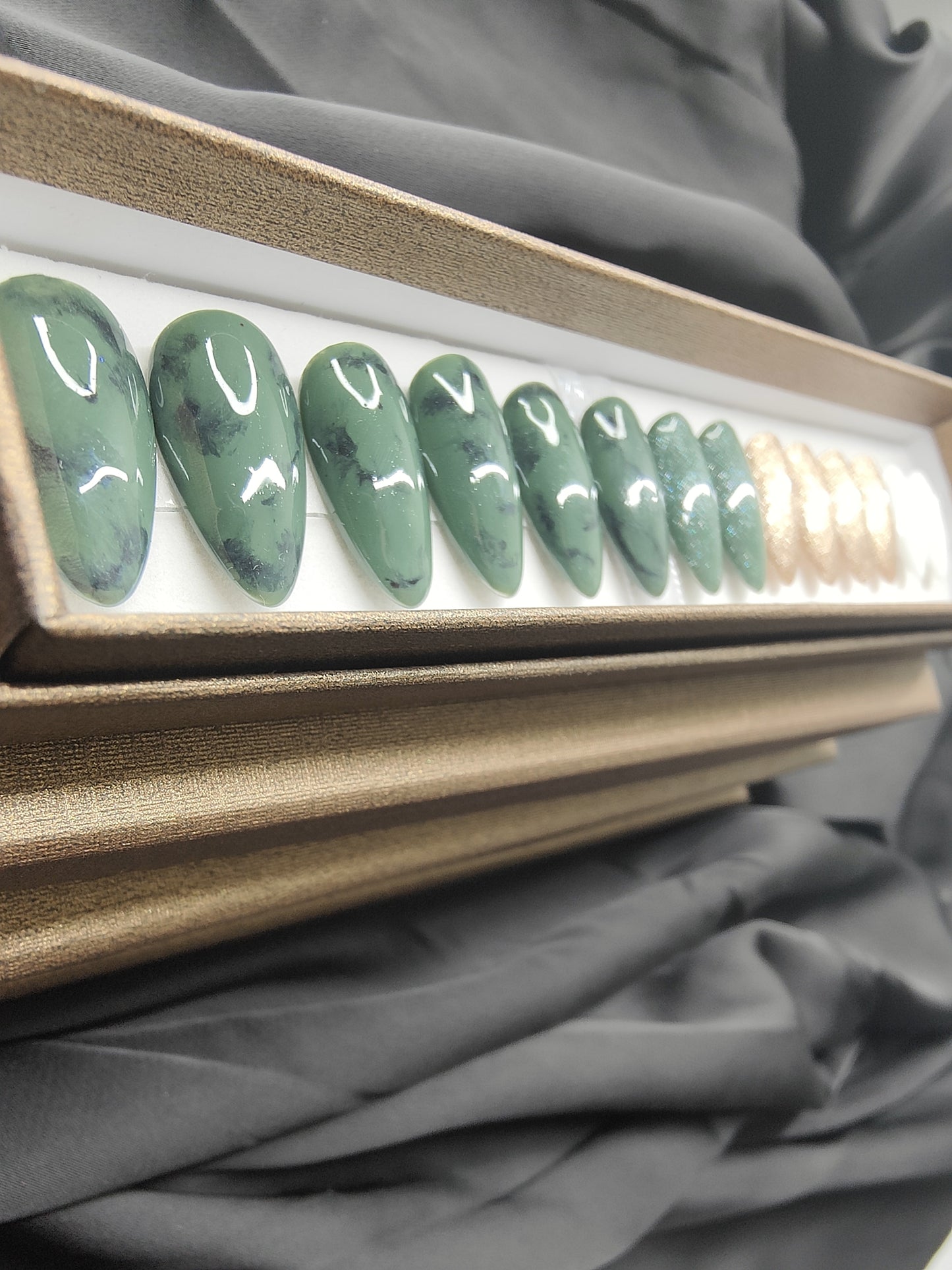 Pounamu inspired nail kits
