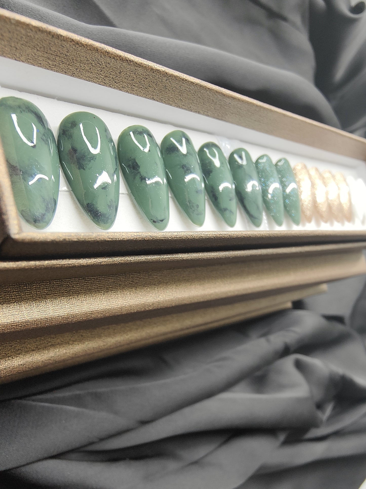 Pounamu inspired nail kits