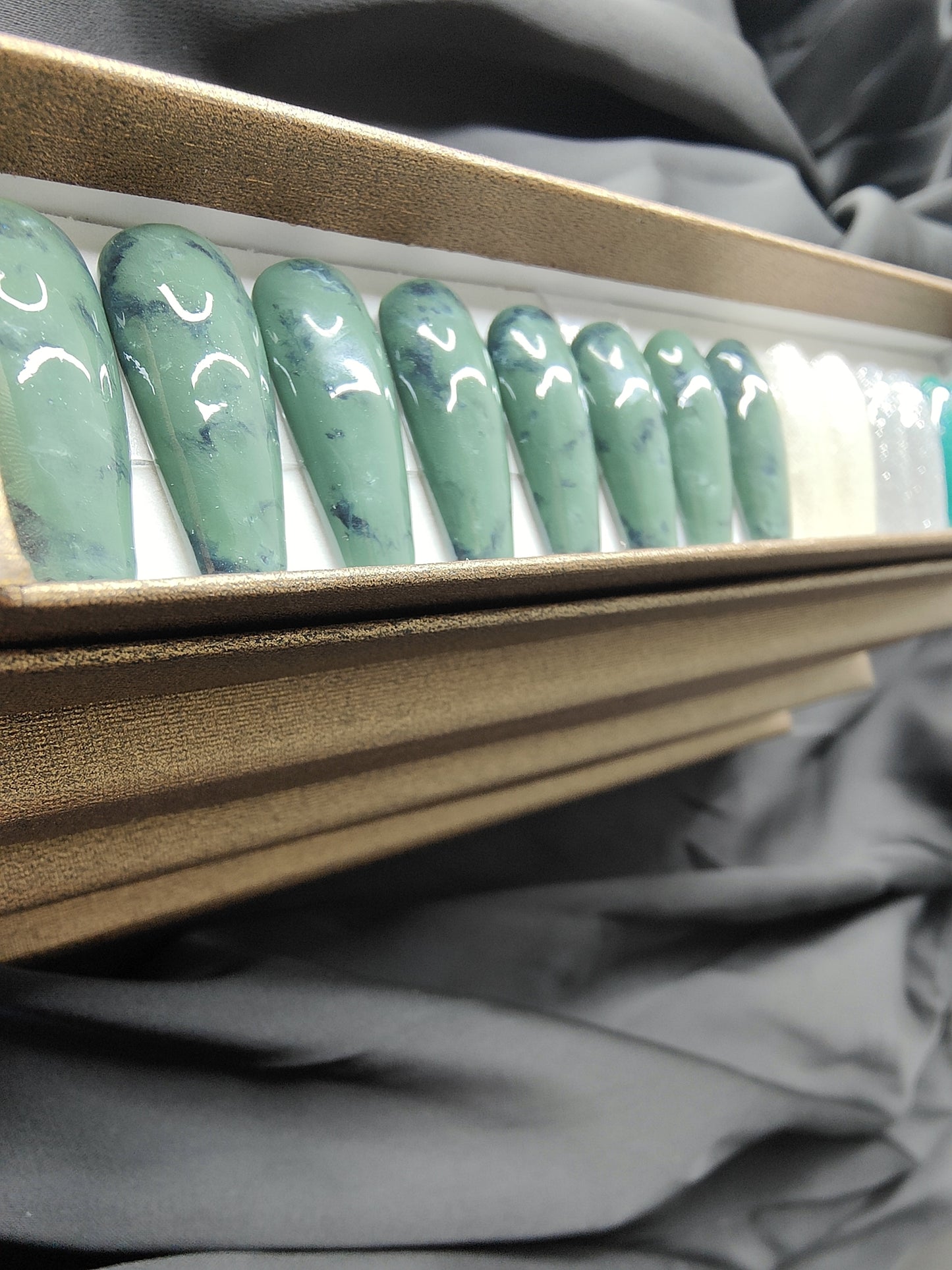 Pounamu inspired nail kits