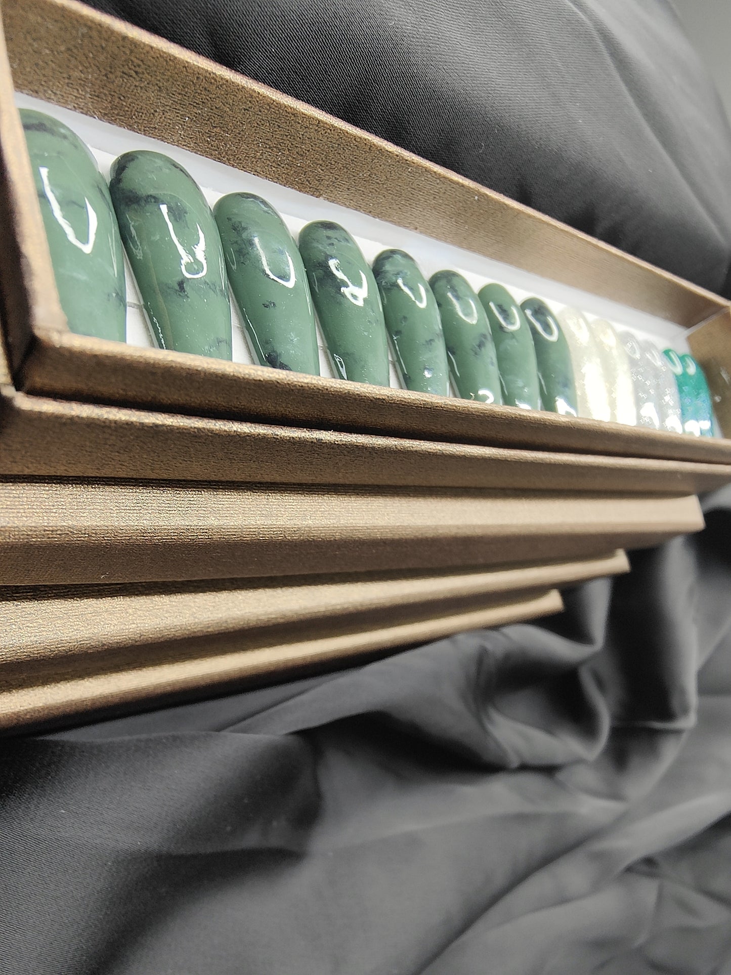 Pounamu inspired nail kits