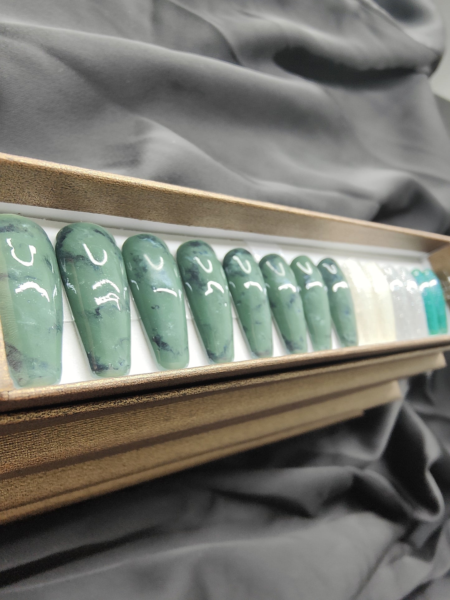 Pounamu inspired nail kits