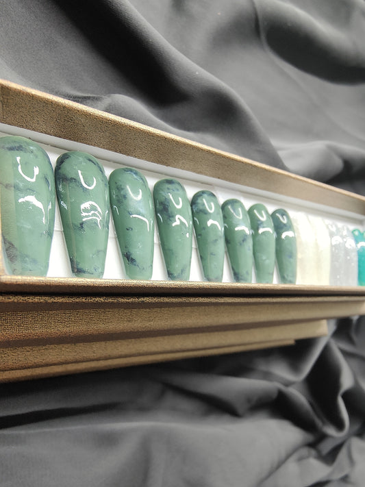 Pounamu inspired nail kits