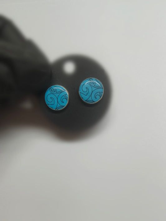 Kikorangi Silver Studs