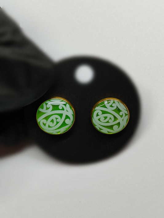 Kakariki Gold Studs