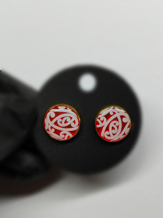 Whero Gold Studs